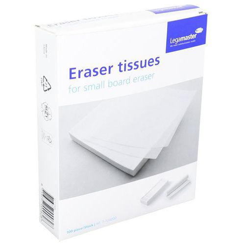 Legamaster - Papiers de rechange pour petit bloc effaceur - 135g - Boîte de 145x180mm