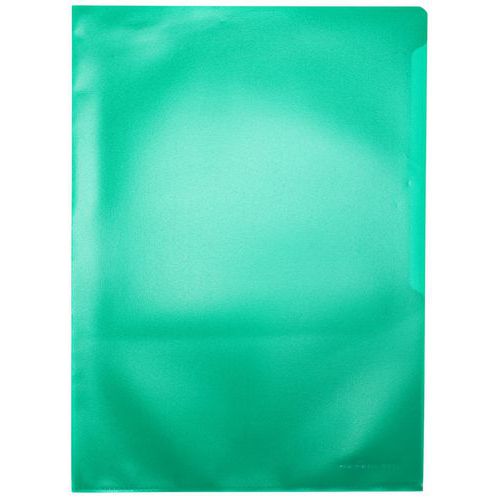 Durable - Chemise Polypropylène Vert - 0.12 mm - Pochette Classique - Lot de 100 - Recyclable
