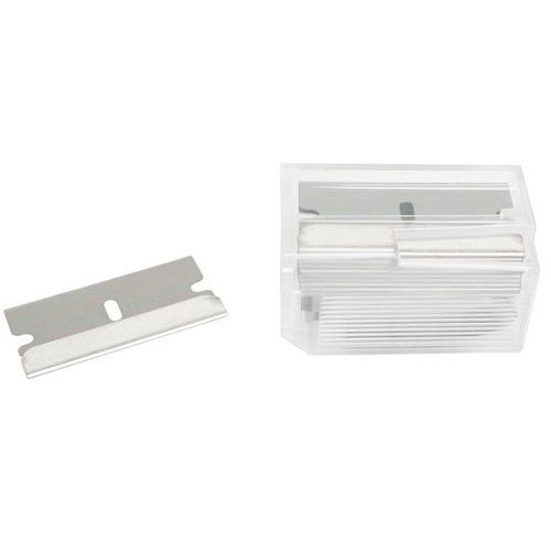 Stanley - Lames pour Gratte-vitre Métal - 110x40mm - Usage Finition - Lot de 1