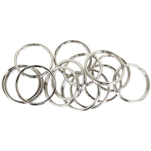 Stafa - Bague à fente en acier - Gris - Lot de 100 - Serrage 30-35 mm