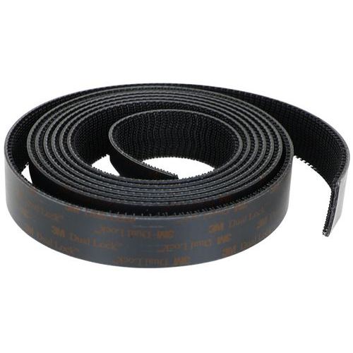 3M - Ruban Dual Lock Noir - 25mm x 2.5m - Système Ouvrable/Refermable