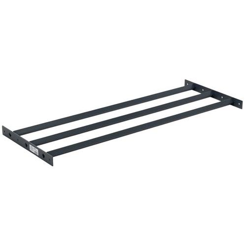 Mottez - Barre de sécurité télescopique pour fenêtre - Grise 99-188cm - Acier laqué - 5 ans garantie