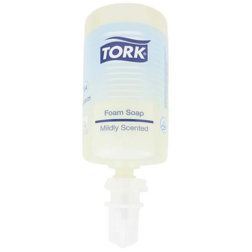 Tork - Recharge Savon Mousse Doux 1L - Éco-responsable - Pour Distributeur Tork