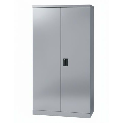 Caray - Armoire Haute Inox 2 Portes - L1000xP500xH1800mm - 4 Tablettes 100kg - Robuste et Durable
