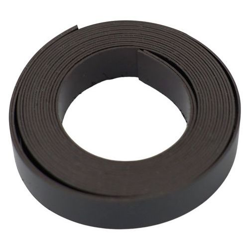 Smit Visual - Bande magnétique pour planning - Noir 10 mm x 100 cm - Lean Management