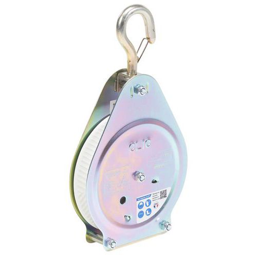 Godet - Poulie à arrêt automatique pour corde Ø 26 mm - Capacité 100 kg - Idéale levage sécurisé