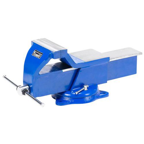 Dolex - Étau d'établi Tembo Acier - 125mm Mâchoire, Pivotant, 11kg - Éco-responsable