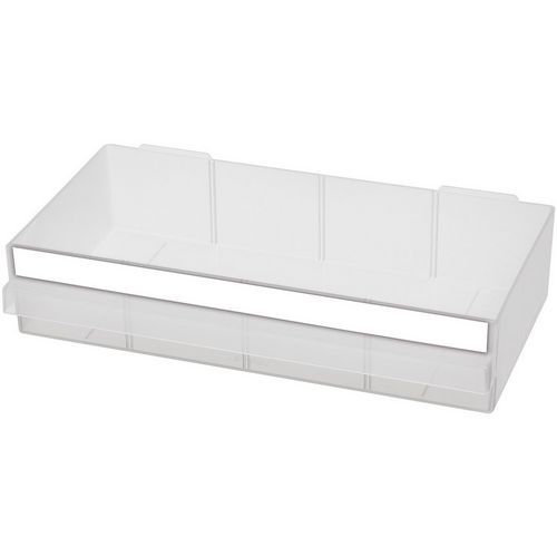 Raaco - Étiquettes autocollantes pour armoire - Modèle 150-03 - Blanc - Lean Management - Lot de 50 % d'emballage recyclé