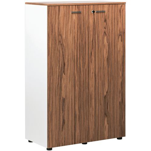 Armoire Noyer Américain/blanc