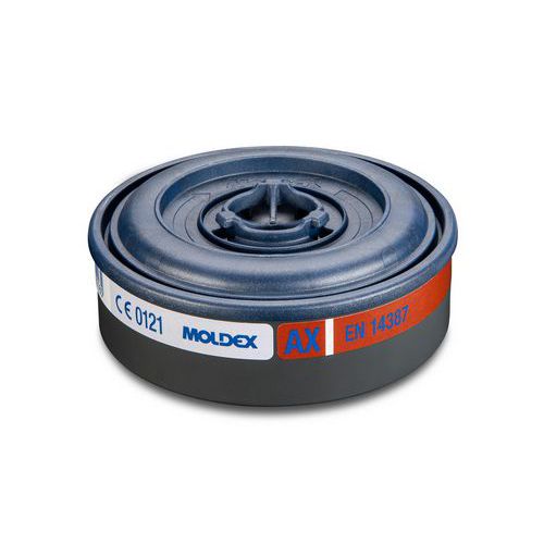 Moldex - Filtre Antigaz AX - Protection Gaz & Vapeurs Organiques - Norme EN 14387 - CE Oui