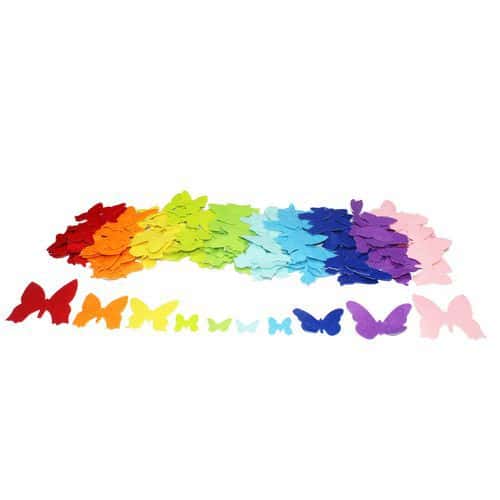 Pochette de 150 papillons en feutrine adhésive thumbnail image 1