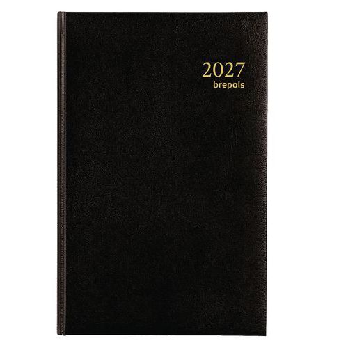 Agenda 2026 Saturnus 1 jour par page Petit Format Noir - 384 Jours - Idéal Organisation Quotidienne