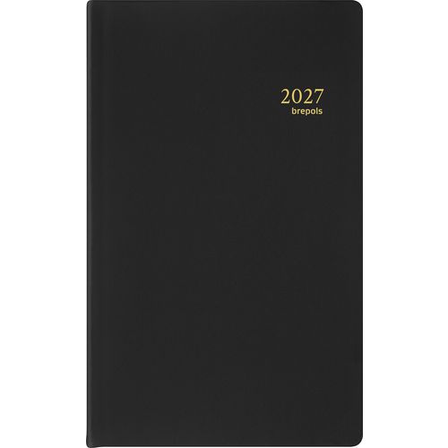 Agenda 2026 Building Seta 1 jour par page Carré Noir Reliure Spirale 384 pages Idéal Organisation