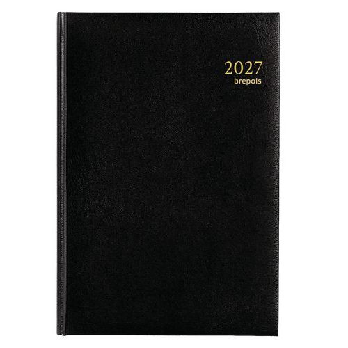 Agenda 2026 Minister 1 jour par page Noir - Année civile - Dos rigide - 416 jours