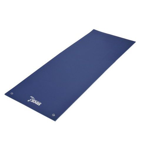 Natte de gymnastique intensive 1,50 x 0,60 m Bleu - Épaisseur 0.7 cm - Polyéthylène - Idéale Fitness Yoga