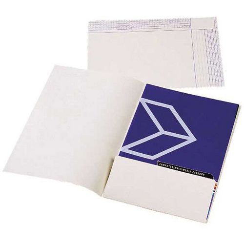 Chemise Sous-dossier A4 Avec 1 Rabat: Ivoire