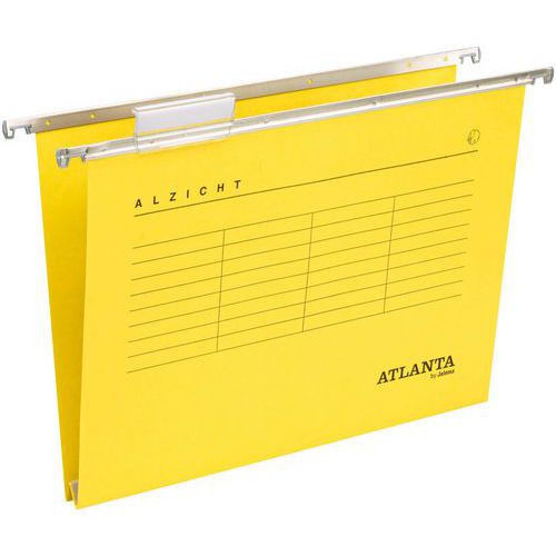 Dossier Suspendu A4: 30 Mm Fond U: Jaune: Alzicht