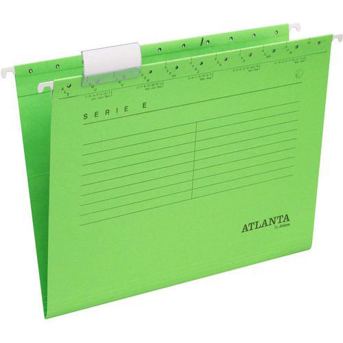 Dossier Suspendu A4: Capacité 40 Mm: Vert: Serie E