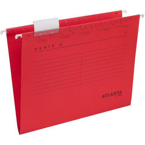 Dossier Suspendu A4: Capacité 40 Mm: Rouge: Serie E