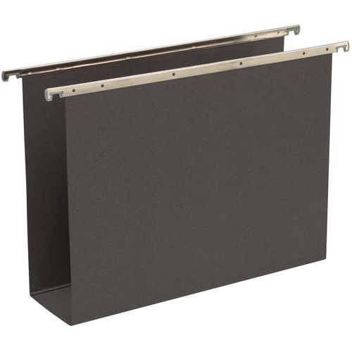 Dossier Suspendu Folio: Fond 80 Mm: Noir: Alzicht