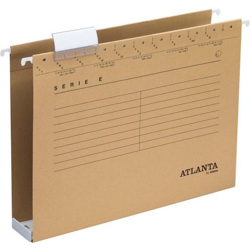 Dossier Suspendu: 50 Mm Fond Fixes: Marron Kraft: Serie E