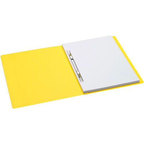 Dossier Lamelle A4 Barre Coulissante: Jaune: Secolor