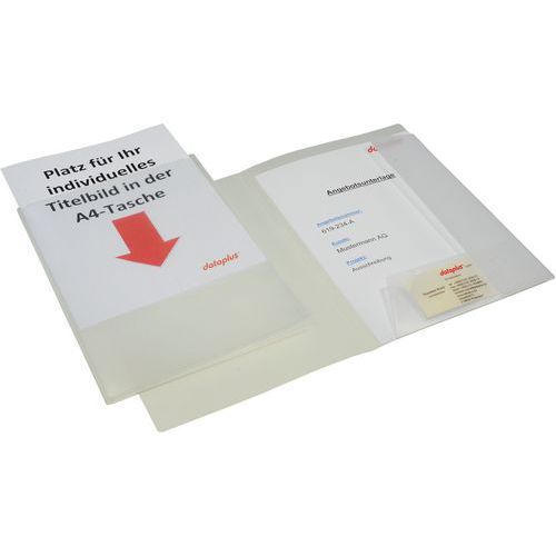 Dossier Offre A4 Avec Insert: Transparent