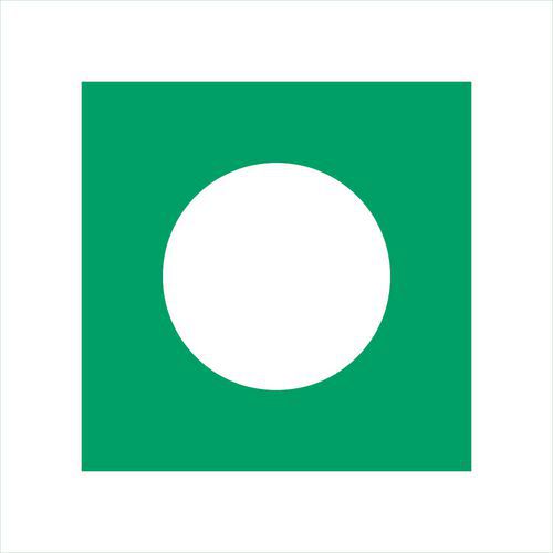 Panneau Pictogramme Alarme Générale à Bord 300x300 Mm