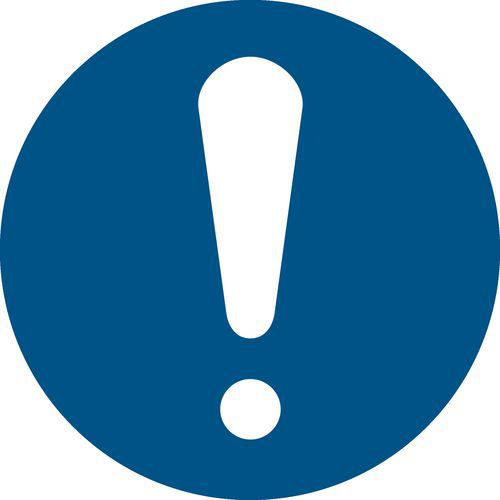 Panneau Pictogramme Obligation Générale Ø 300