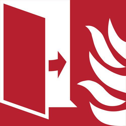 Panneau Pictogramme Porte Coupe-feu 200x200 Mm