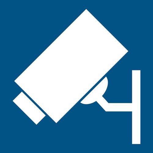 Panneau D'information - Site Sous Vidéoprotection 150x150 Mm