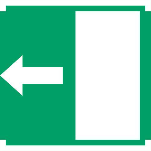 Panneau Pictogramme Porte Coulissante Vers La Gauche 150x150