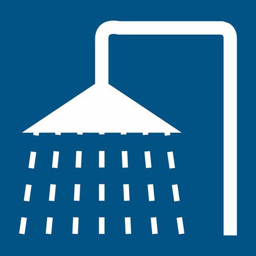 Panneau D'information - Douches 200x200 Mm