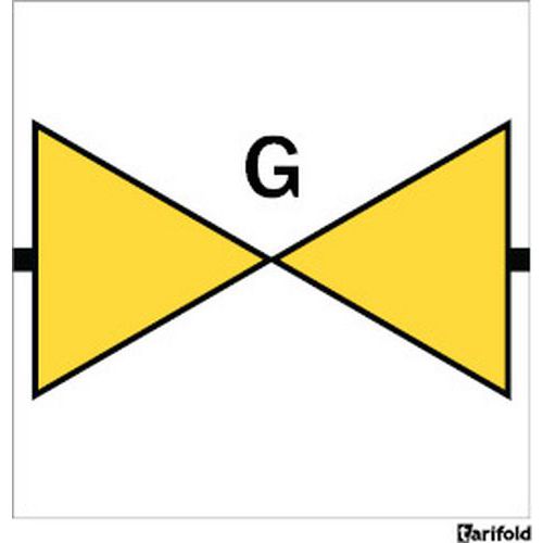 Panneau D'information - Connection Au Gaz 100 Mm