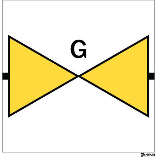 Panneau D'information - Connection Au Gaz 150 Mm