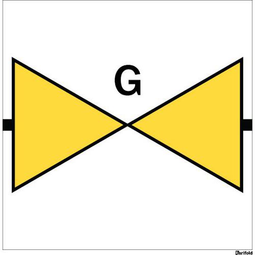 Panneau D'information - Connection Au Gaz 200 Mm