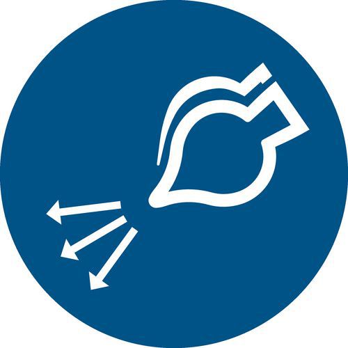 Panneau Démarrer Système Soutien D'air L'ordre Indiqué Ã˜100