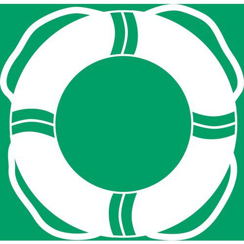 Panneau Pictogramme Équipement De Sauvetage 300x300 Mm