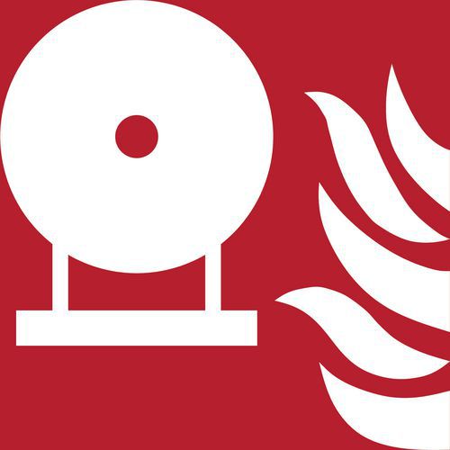 Panneau Pictogramme Extincteur Bouteille Fixe 200x200 Mm