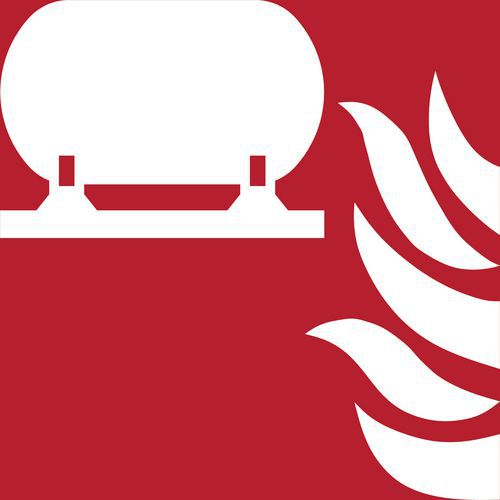 Panneau Pictogramme Extincteur Fixe 150x150 Mm