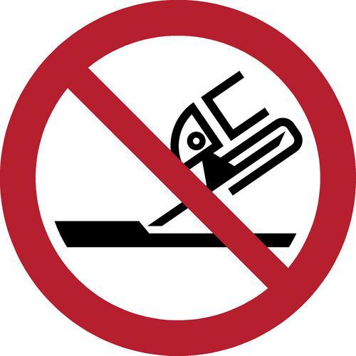 Panneau Pictogramme Interdiction D'utiliser Meule 300x300