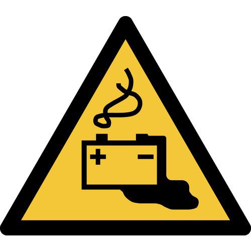 Panneau Pictogramme Les Accus Sont Chargés 200x176 Mm