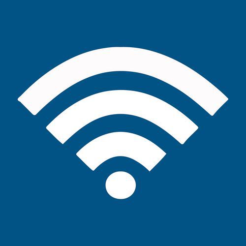 Panneau D'information - Zone Wifi 100x100 Mm