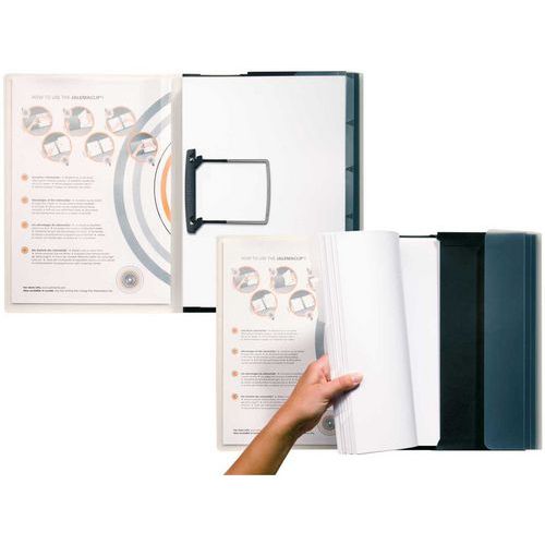 Dossier Porte-documents Avec 5 Cartes De Séparation: Noir