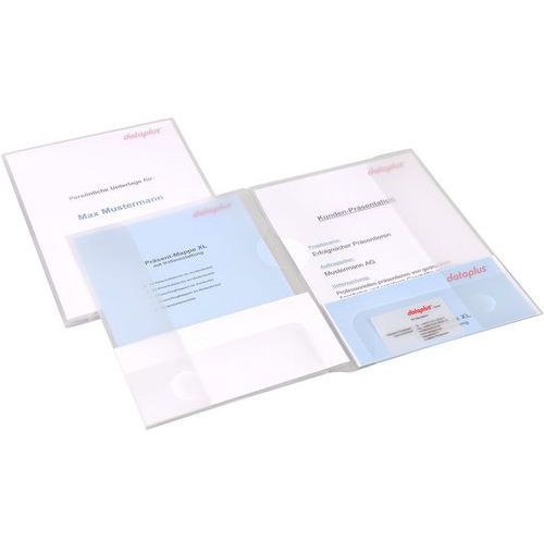 Dossier De Présentation Xl A4: Transparent