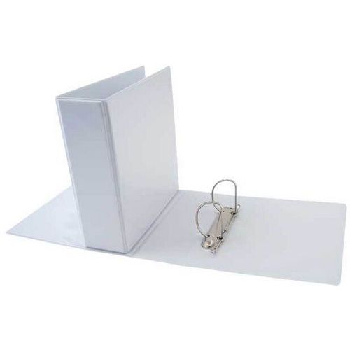 Classeur A5: Pvc: 2 Anneaux: 75/50 Mm: Blanc