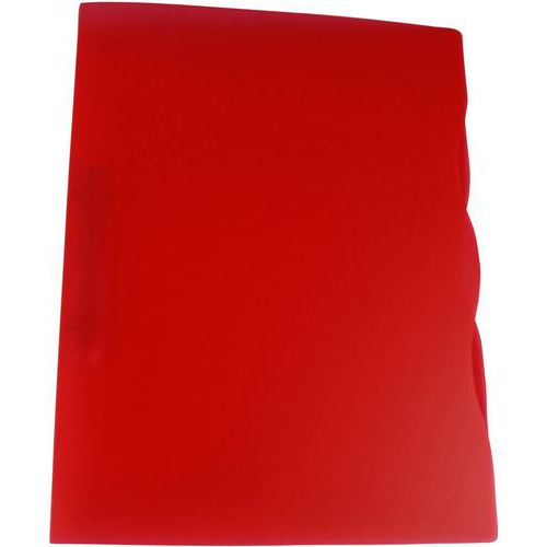 Reliure à 2 Anneaux Trend A4: Pp: 25/15 Mm:rouge Transparent