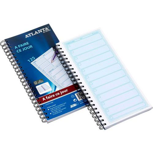 A Faire Ce Jour: 297x140mm: Texte Fr: 125 Pages