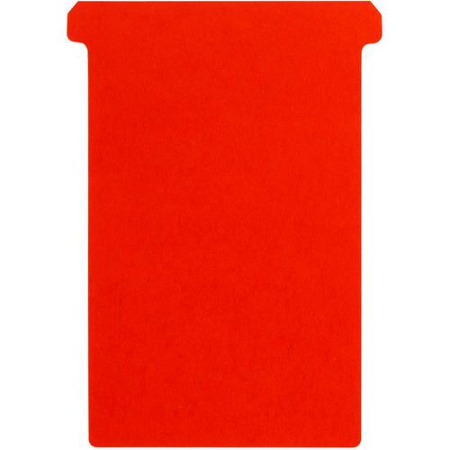 Cartes T: Format 4: 172x107/123mm: Rouge: Planning