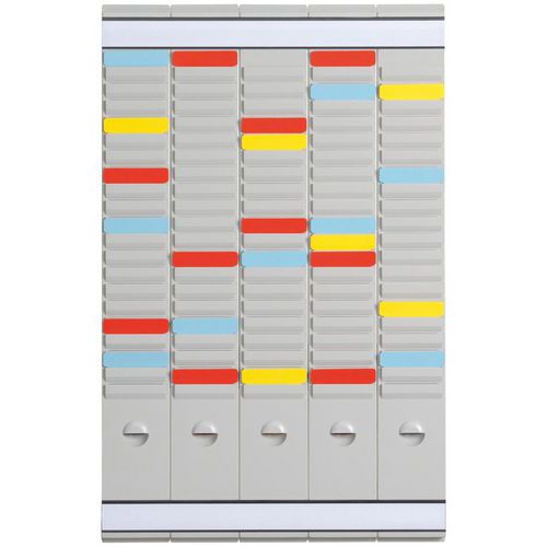 Set D'extension: 490x63mm: 20 Fentes: Gris: Planning